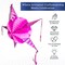 Pink Mexican Piñata (32 Inch Large Star) – Handmade Foldable Fiesta Piñata with Foil Streamers – Authentic Mexican Party Decoration for Birthday, Baby Shower, Cinco de Mayo & Princess Theme Celebrations – Perfect for Mother's Day Card Making Displays